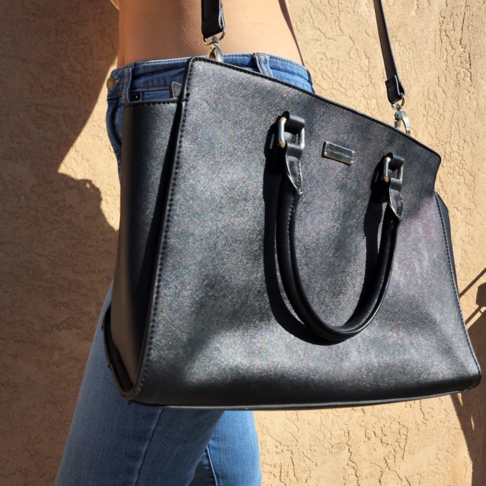 NEW YORK & COMPANY BLACK CROSSBODY BAG